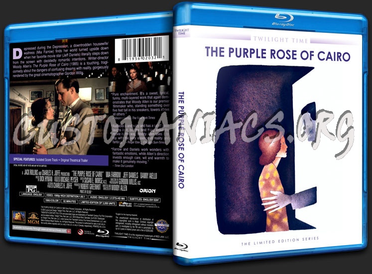 The Purple Rose of Cairo blu-ray cover