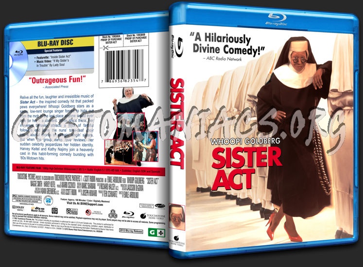 Sister Act blu-ray cover