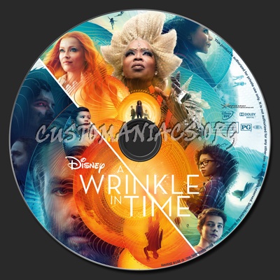 A Wrinkle In Time (2018) dvd label