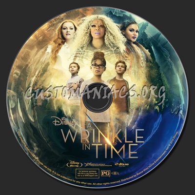 A Wrinkle In Time (2018) blu-ray label