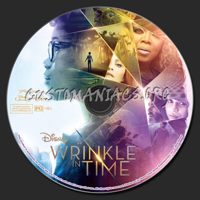 A Wrinkle In Time (2018) blu-ray label