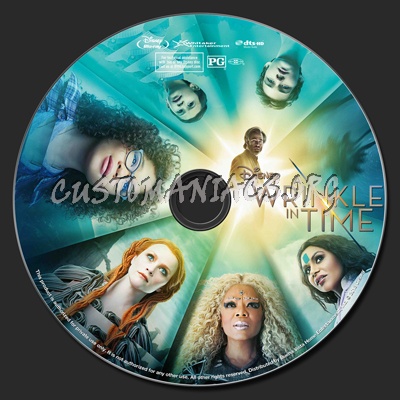 A Wrinkle In Time (2018) blu-ray label