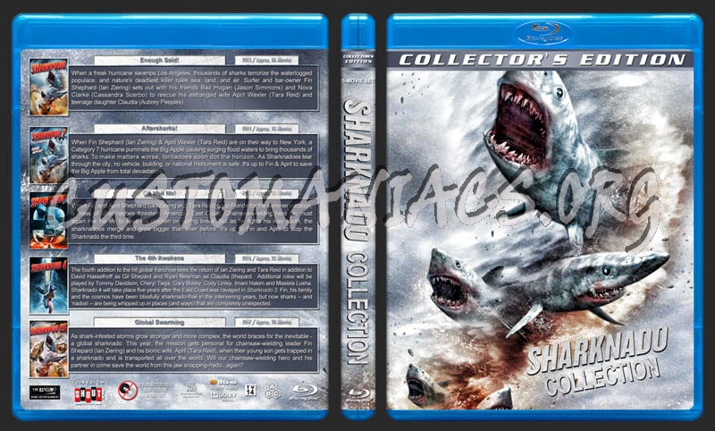 Sharknado Collection (5) blu-ray cover