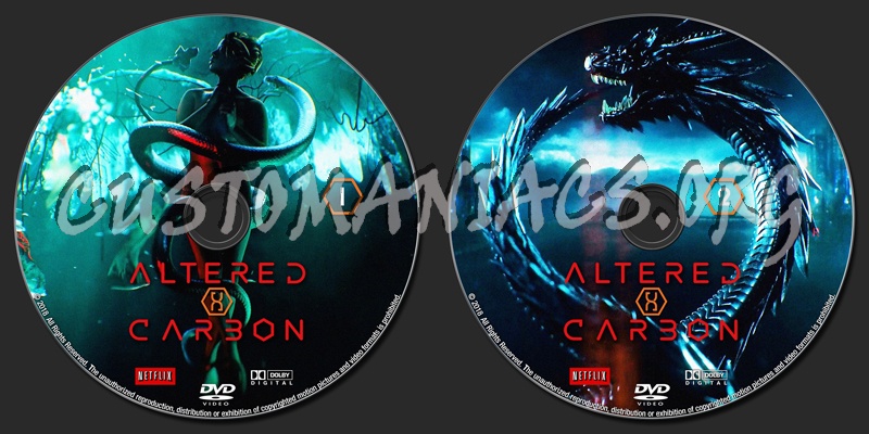 Altered Carbon - Season 1 dvd label
