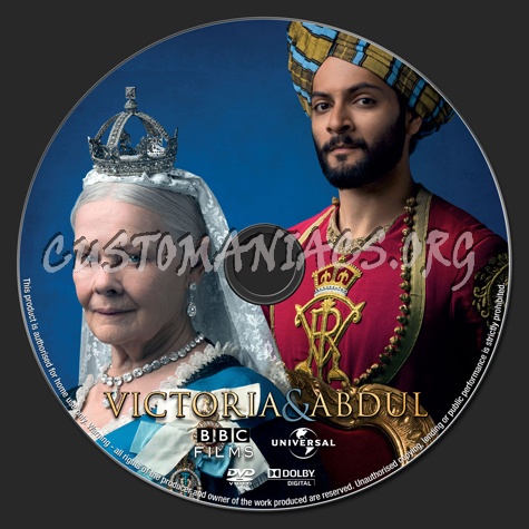 Victoria & Abdul dvd label