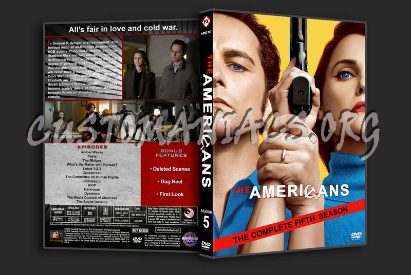 The Americans - Season 5 dvd cover