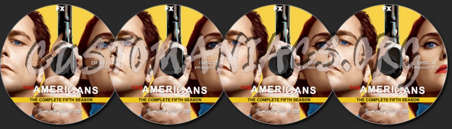 The Americans - Season 5 dvd label