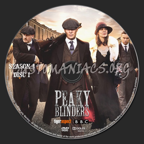 Peaky Blinders Season 4 dvd label