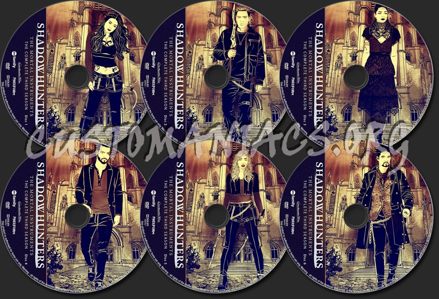 Shadowhunters Season 3 dvd label