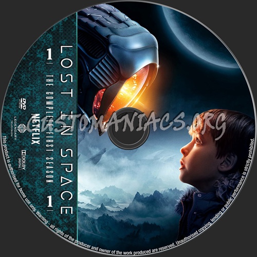 Lost In Space Season 1 dvd label