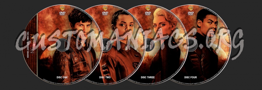 Krypton - TV Collection dvd label