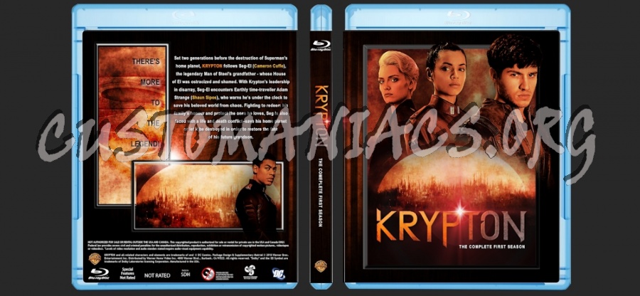 Krypton - Season 1 blu-ray cover