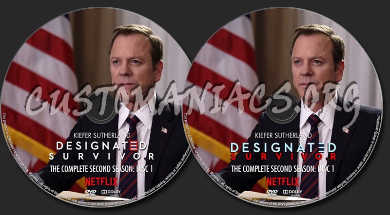 Designated Survivor Season 2 dvd label