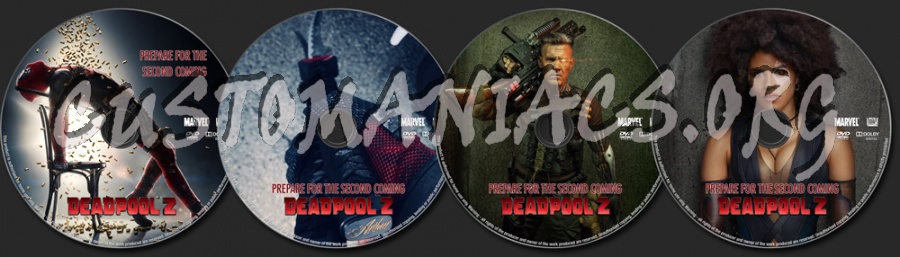 Deadpool 2 (2018) dvd label