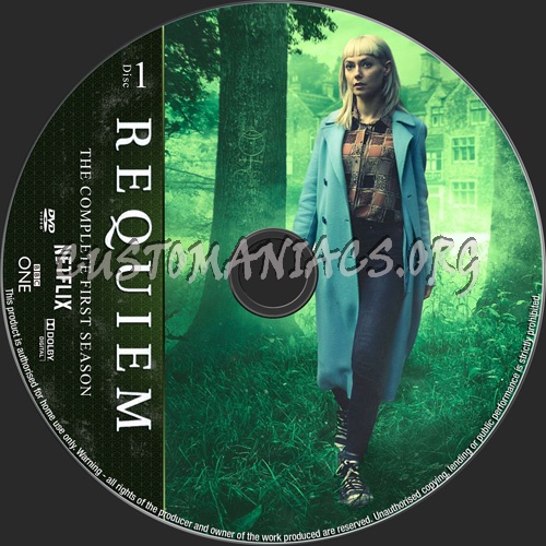 Requiem Season 1 dvd label