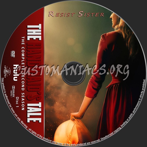 The Handmaid's Tale Season 2 dvd label
