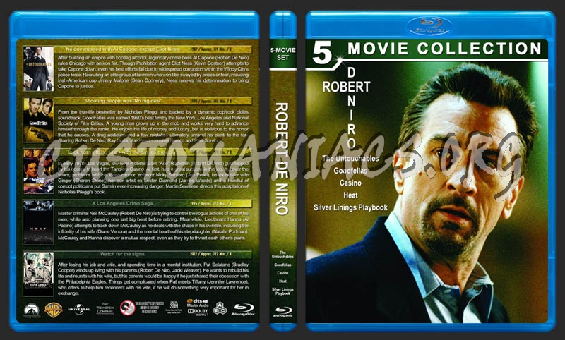 Robert De Niro Collection blu-ray cover