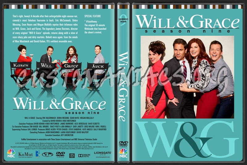 Will & Grace - Season 9 dvd cover