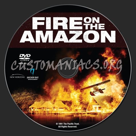 Fire on the Amazon dvd label