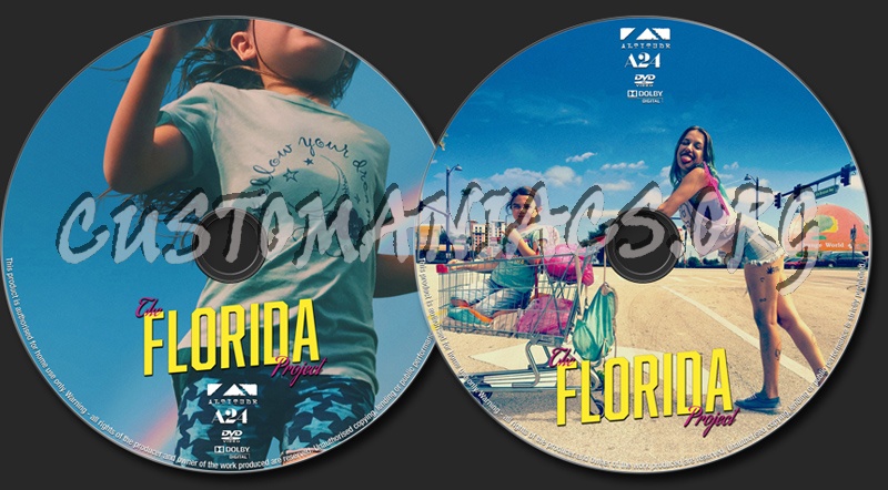 The Florida Project (2017) dvd label