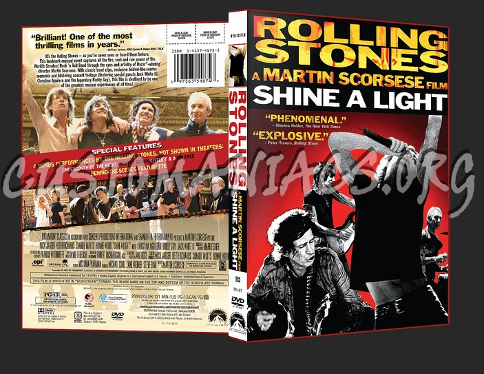 Rolling Stones Shine A Light dvd cover