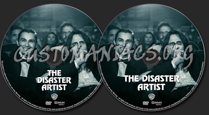 The Disaster Artist dvd label