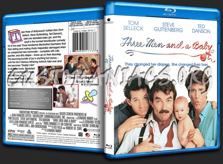 Three Men and a Baby blu-ray cover