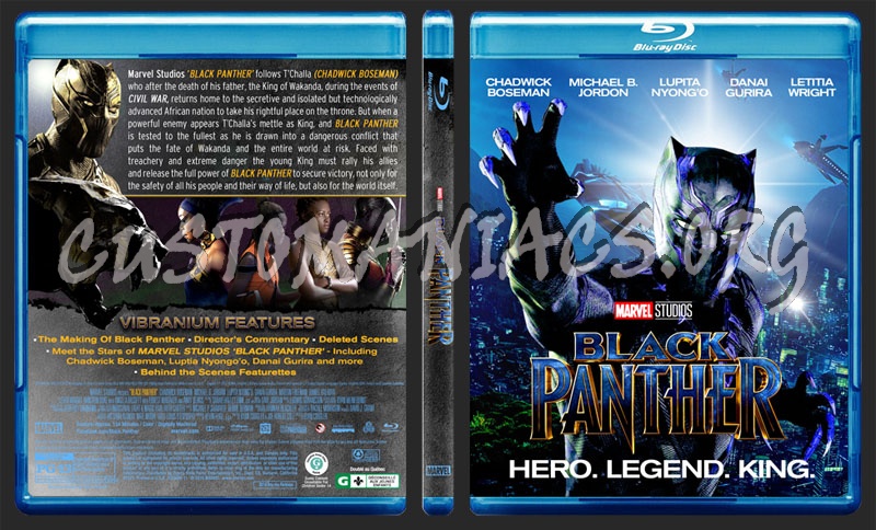 Black Panther blu-ray cover