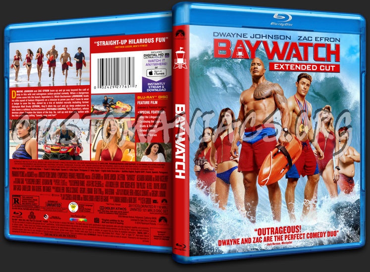 Baywatch blu-ray cover