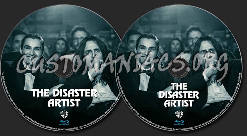 The Disaster Artist blu-ray label