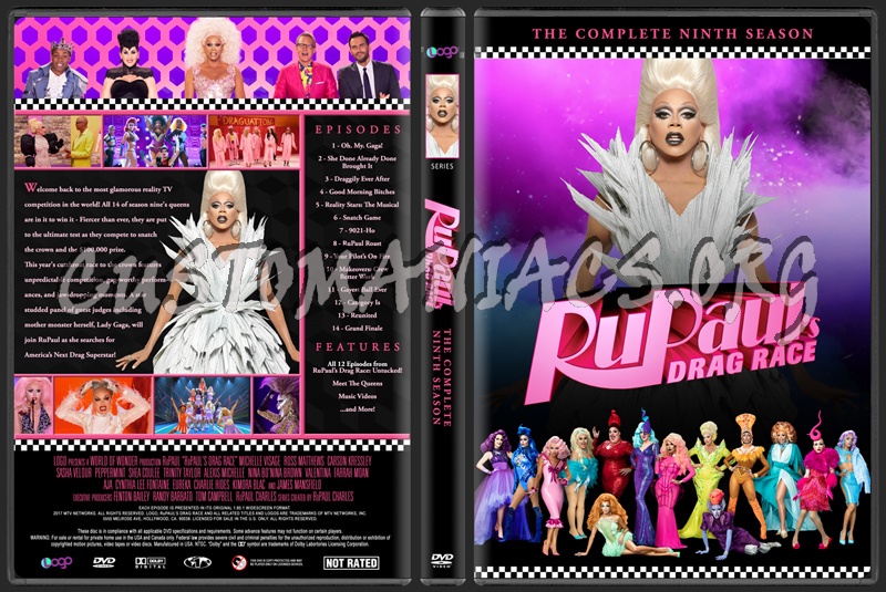 RuPaul's Drag Race - The Complete Ninth Season dvd cover