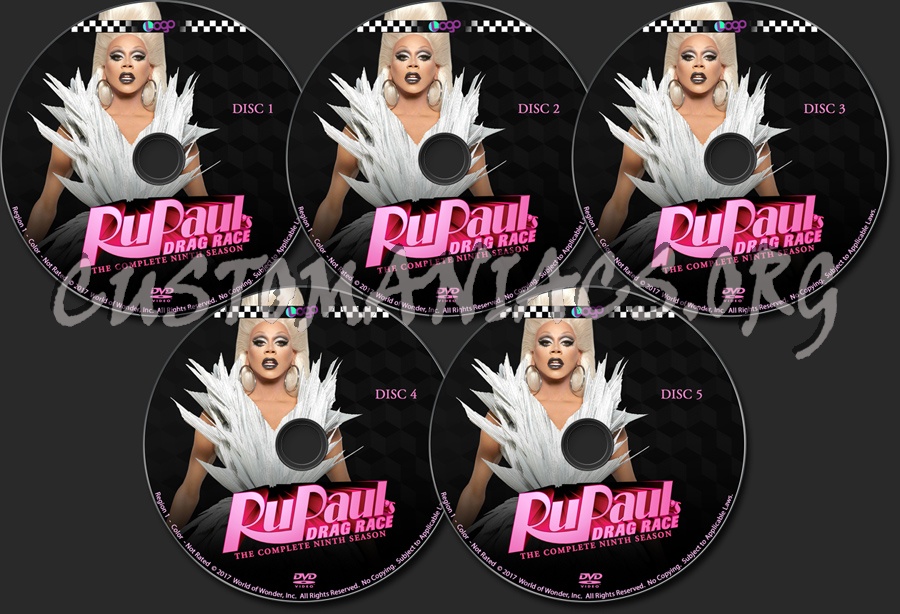 RuPaul's Drag Race - The Complete Ninth Season dvd label