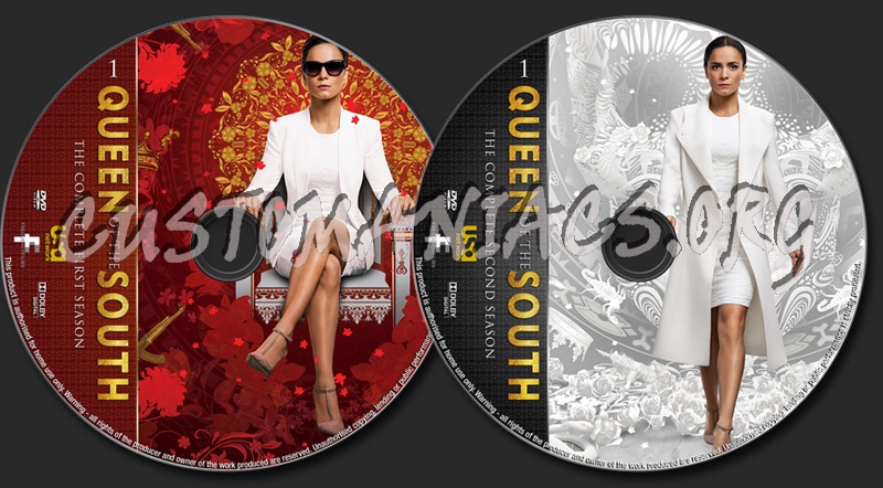 Queen Of The South Seasons 1-2 dvd label