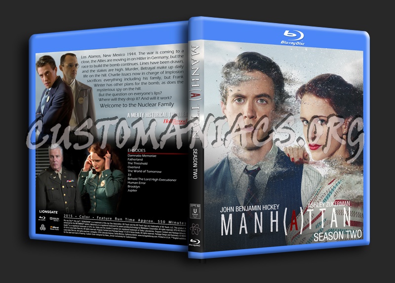 Manhattan Season 2 blu-ray cover