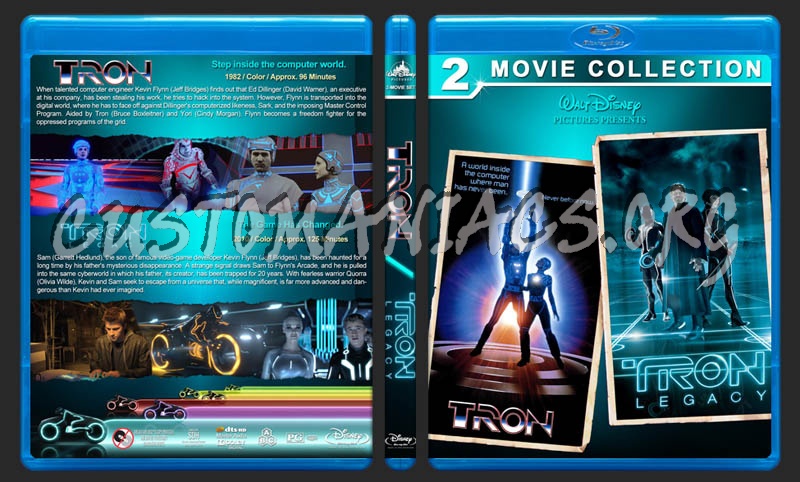 Tron Double Feature blu-ray cover