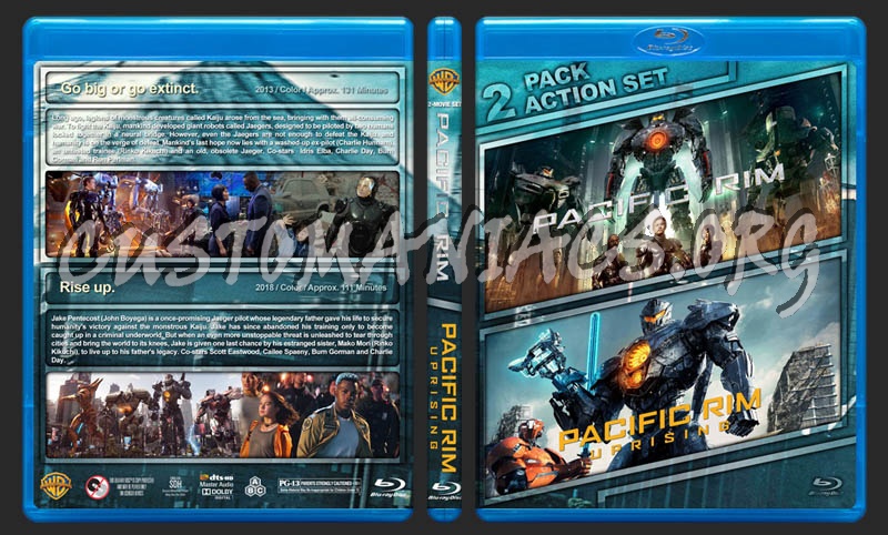 Pacific Rim Double Feature blu-ray cover
