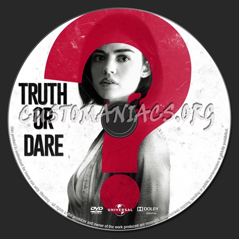 Truth or Dare (2018) dvd label