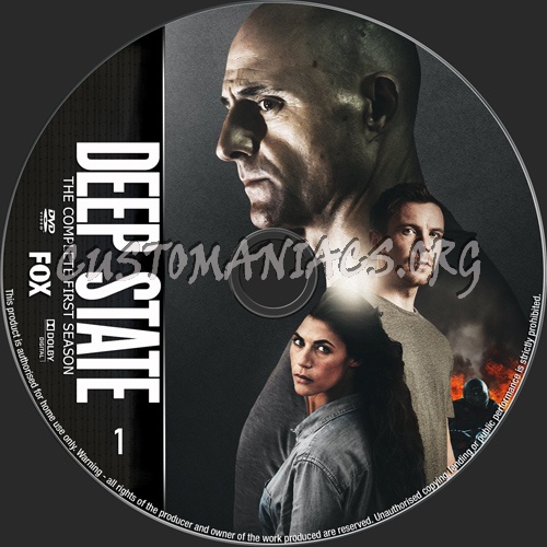 Deep State Season 1 dvd label