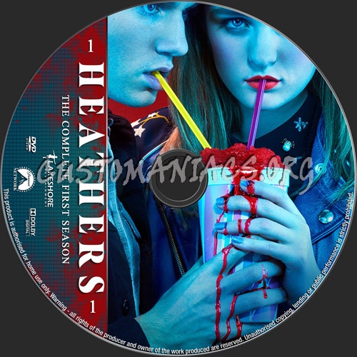 Heathers Season 1 dvd label