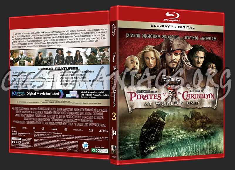 Pirates of the Caribbean: At World's End (2D/4K) blu-ray cover
