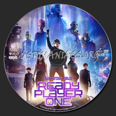 Ready Player One dvd label