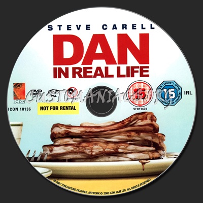 Dan In Real Life dvd label