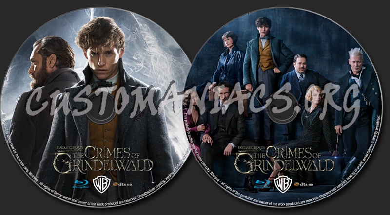 Fantastic Beasts: The Crimes of Grindelwald (2018) blu-ray label