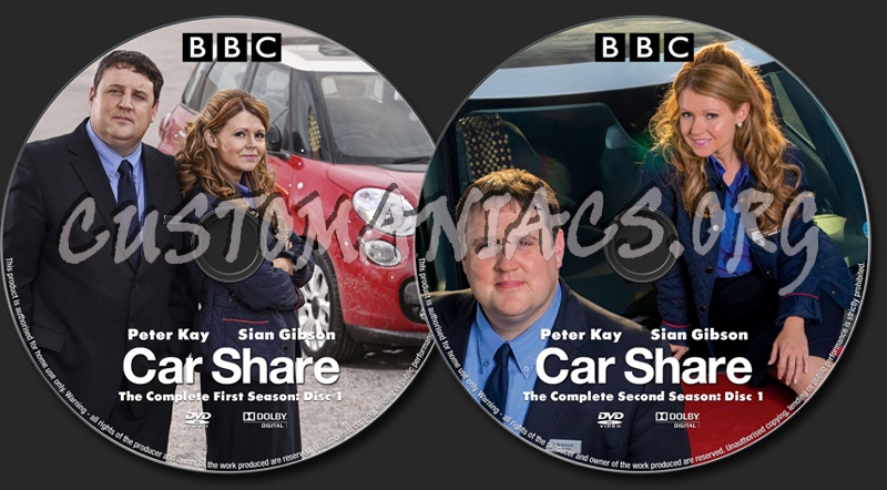 Peter Kay's Car Share: Season 1-2 dvd label