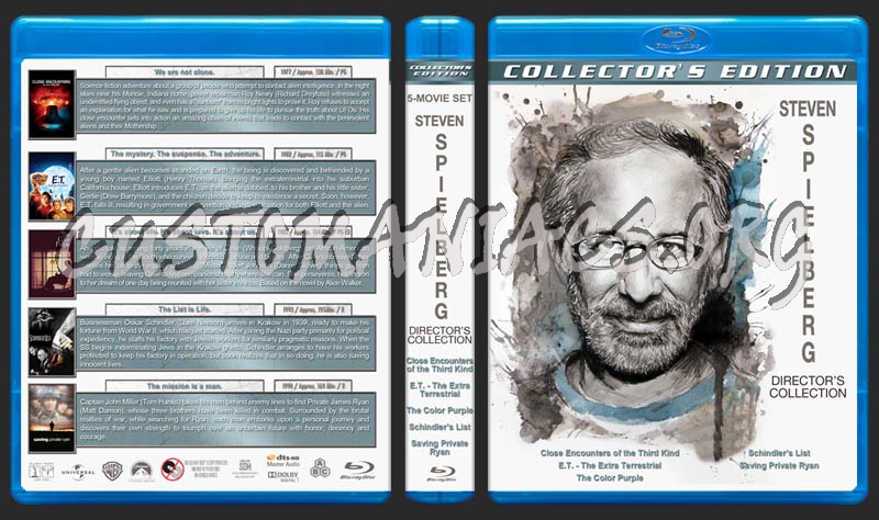 Steven Spielberg Director’s Collection blu-ray cover
