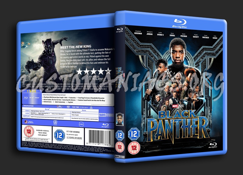 Black Panther blu-ray cover