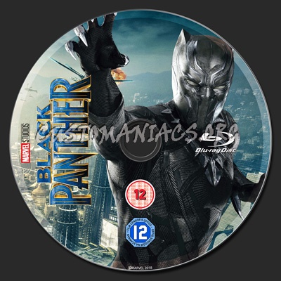 Black Panther blu-ray label