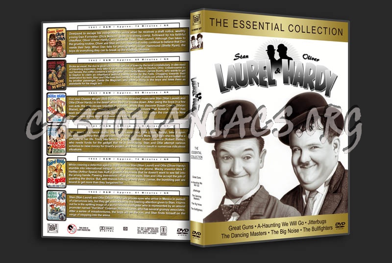 Laurel & Hardy: The Essential Collection dvd cover