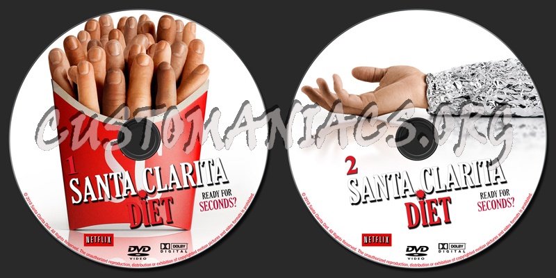 Santa Clarita Diet - Season 2 dvd label