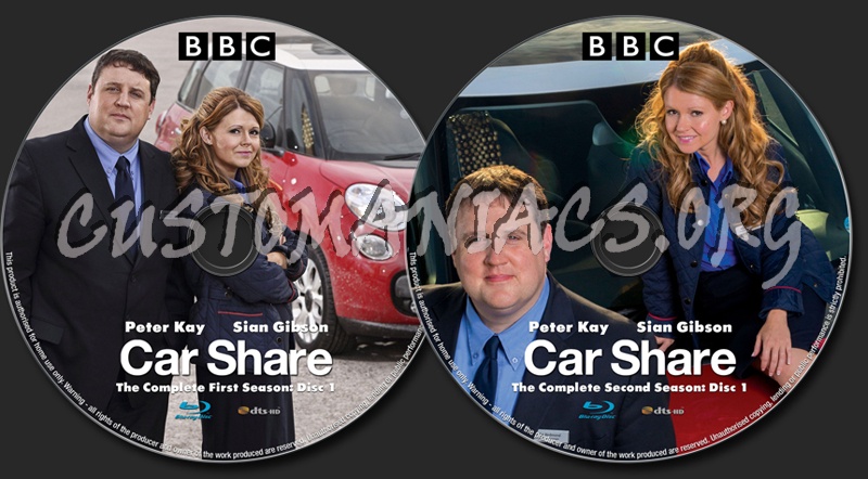 Peter Kay's Car Share: Season 1-2 blu-ray label